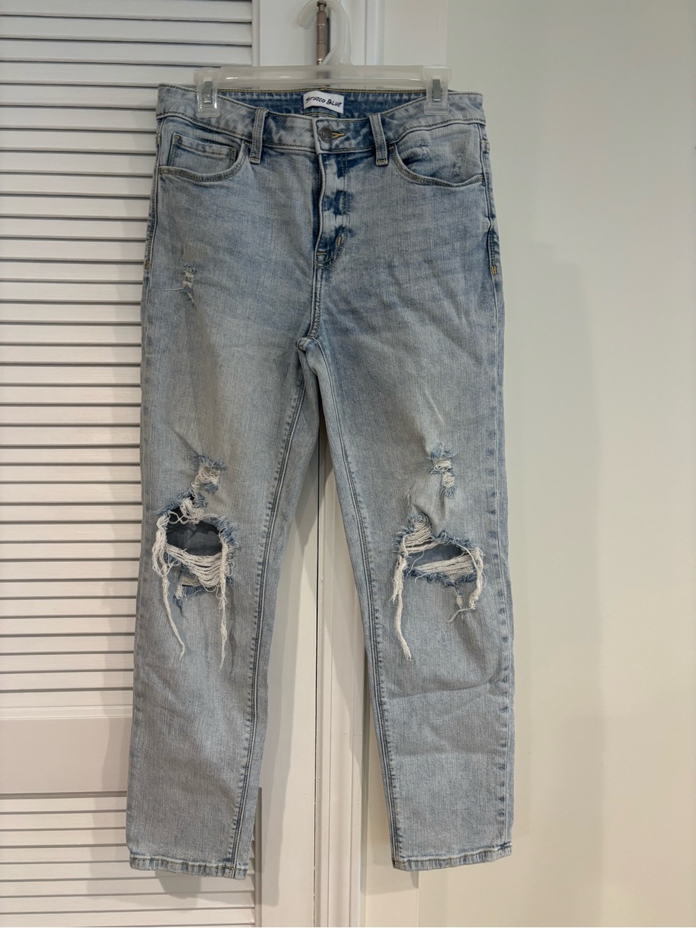 Studio Blue Distressed Boyfriend Jeans